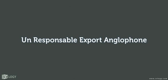 Responsable Export Anglophone