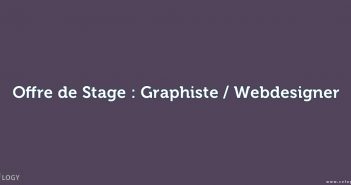 Offre de Stage : Graphiste / Webdesigner