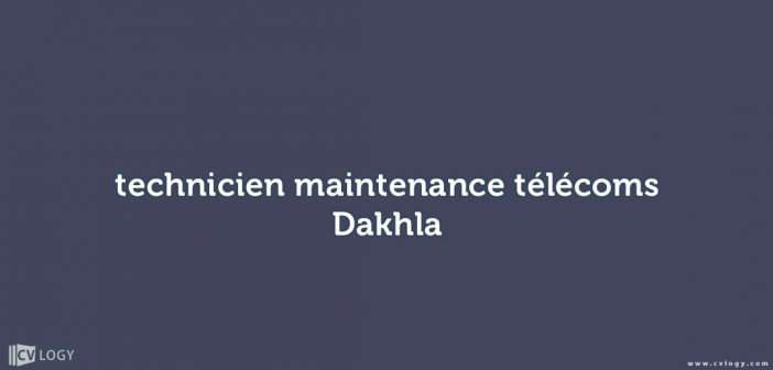 technicien maintenance corrective télécoms