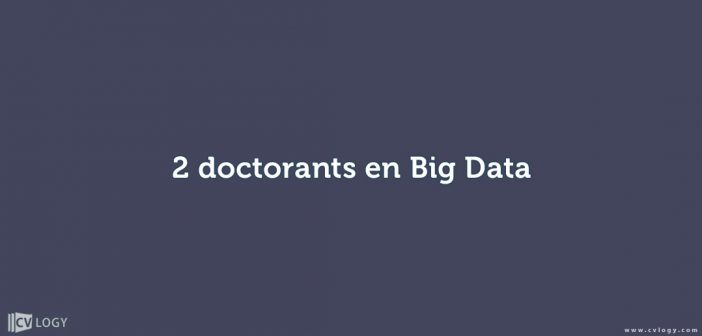Doctorants en Big Data