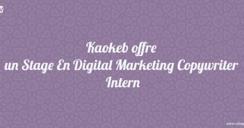 Kaokeb offre un Stage En Digital Marketing Copywriter Interne