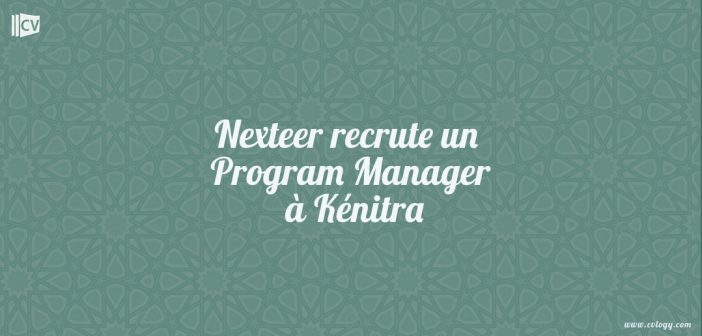 Nexteer recrute un Program Manager à Kénitra