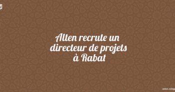 Alten recrute un directeur de projets à Rabat
