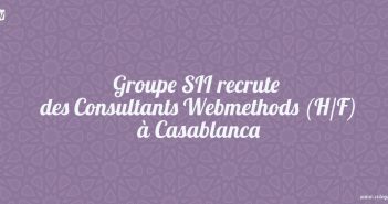 Groupe SII recrute des Consultants Webmethods (H/F) à Casablanca