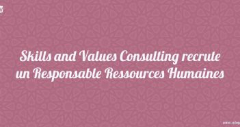 Skills and Values Consulting recrute un Responsable Ressources Humaines