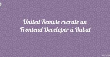 United Remote recrute un Frontend Developer à Rabat