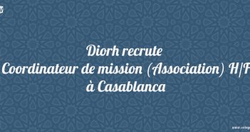 Diorh recrute Coordinateur de mission (Association) H/F à Casablanca