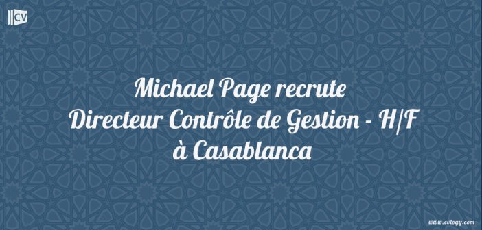 Michael Page recrute Directeur Contrôle de Gestion - H/F à Casablanca