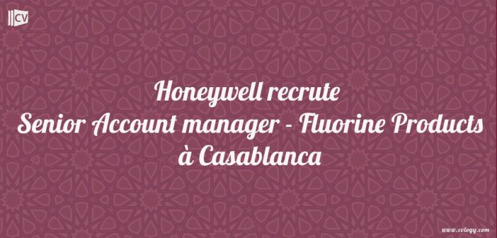 Senior Account manager - Fluorine Products