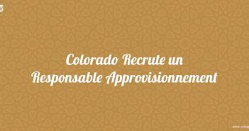 Colorado Recrute un Responsable Approvisionnement