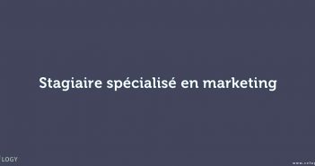 Stagiaire specialisé en marketing