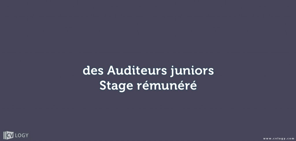 des Auditeurs juniors