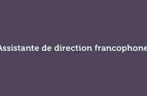 Assistante de direction francophone