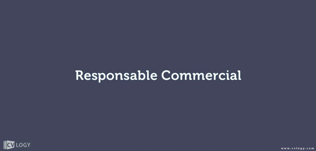 Responsable Commercial