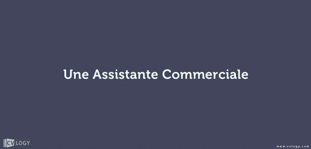 Assistante Commerciale
