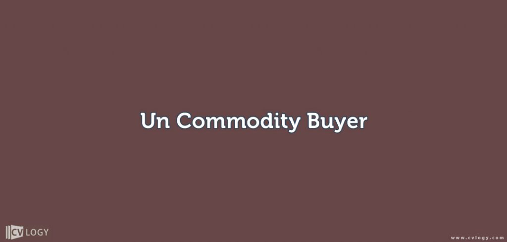 Commodity Buyer