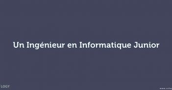 Ingénieur Informatique Junior