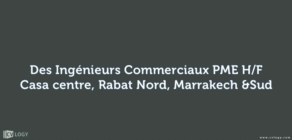 Ingénieurs Commerciaux PME (H/F)