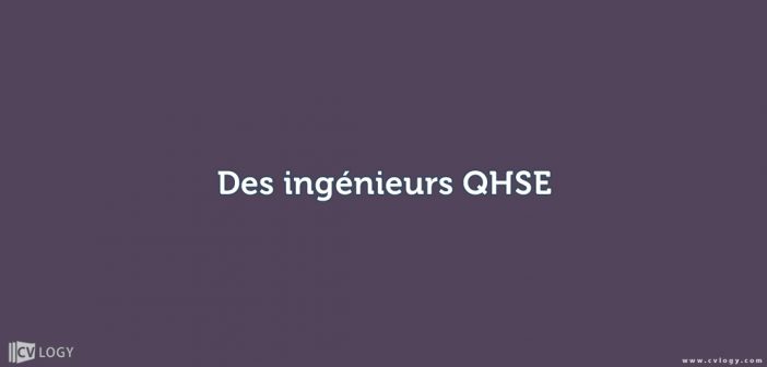 ingénieurs QHSE