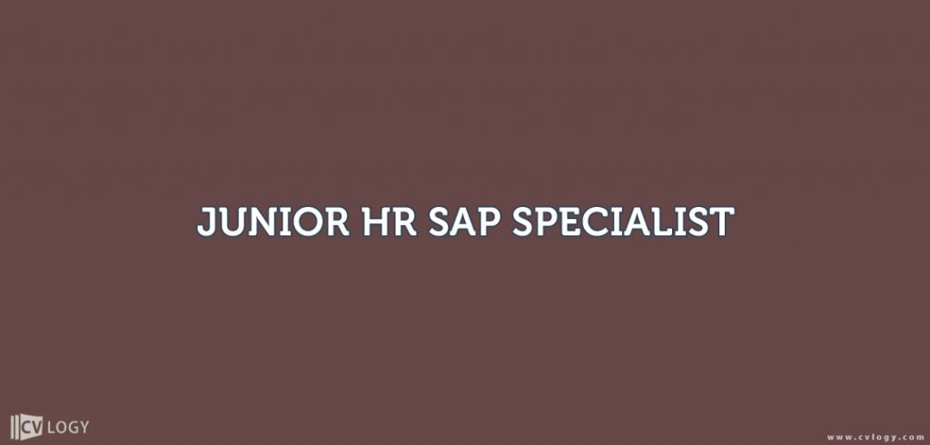 JUNIOR HR SAP SPECIALIST