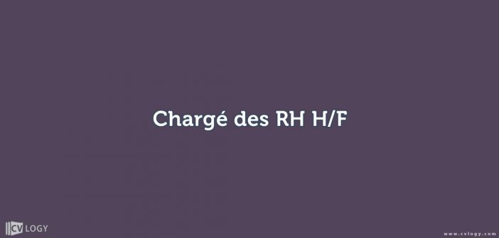 Chargé des RH H/F