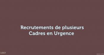 Recrutements Cadres Maroc