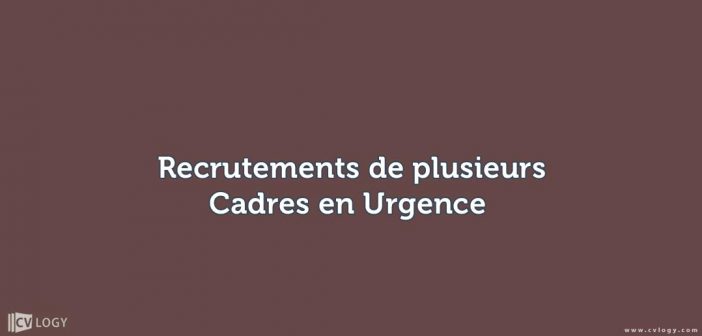 Recrutements Cadres Maroc