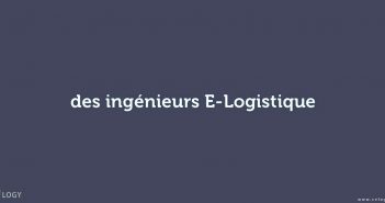 des ingénieurs E-Logistique