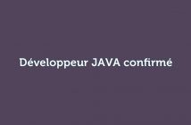 un développeur JAVA confirmé