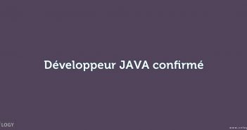 un développeur JAVA confirmé