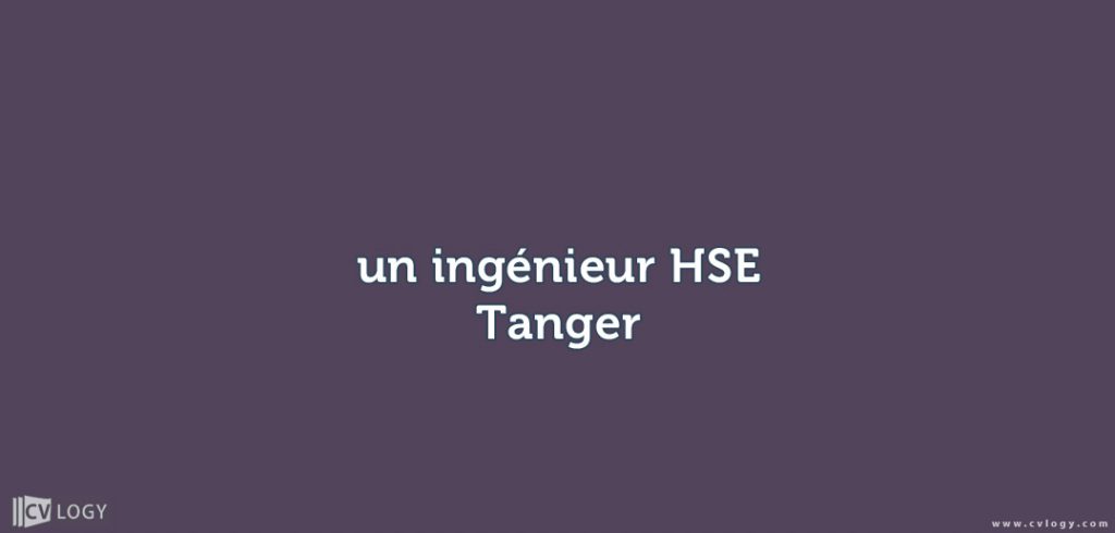 ingénieur HSE
