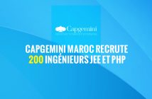 CAPGEMINI Maroc recrute 200 ingénieurs JEE et PHP Capgemini 200 développeurs