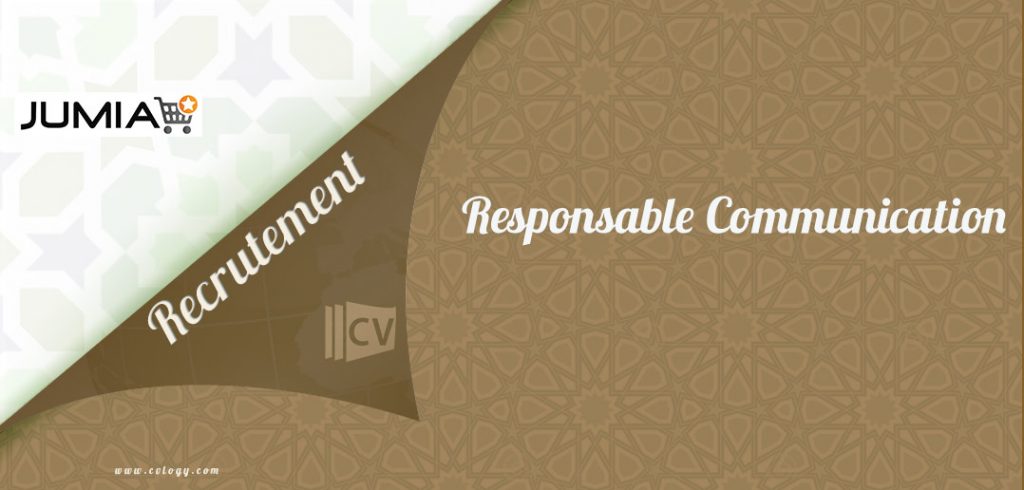Jumia recrute un Responsable Communication Vendeur à Casa