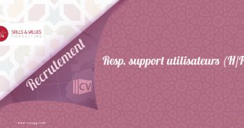 SVC recrute un Responsable support utilisateurs (H/F) à Casablanca