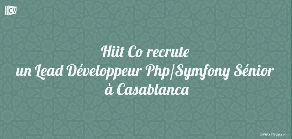 Lead Développeur Php/Symfony