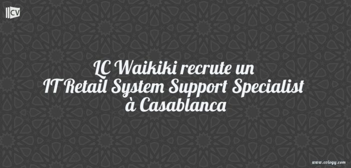 LC Waikiki recrute un IT Retail System Support Specialist