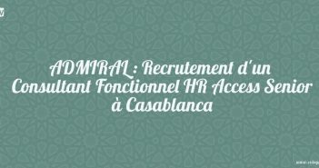 ADMIRAL : Recrutement d'un Consultant Fonctionnel HR Access Senior à Casablanca