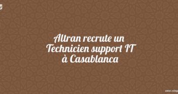 Altran recrute un Technicien support IT à Casablanca