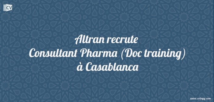 Consultant Pharma (Doc training)