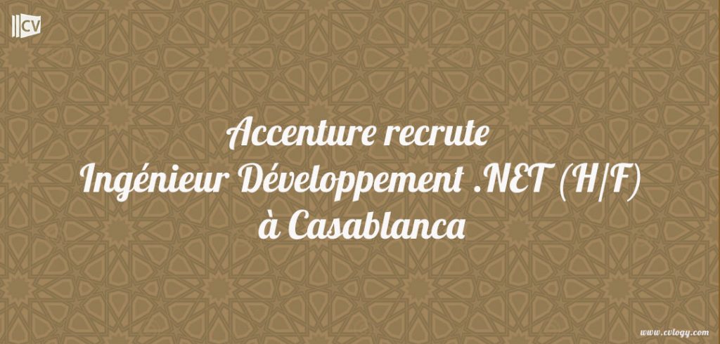 Ingénieur Développement .NET (H/F)