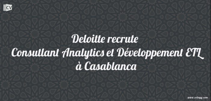 Consutlant-Analytics-et-Développement-ETL