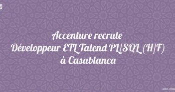 Développeur ETL Talend PL/SQL (H/F)