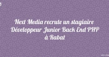 [STAGE] Développeur Junior Back End PHP