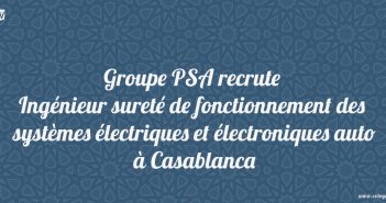 Ingénieur sureté de fonctionnement des systèmes électriques et électroniques automobile