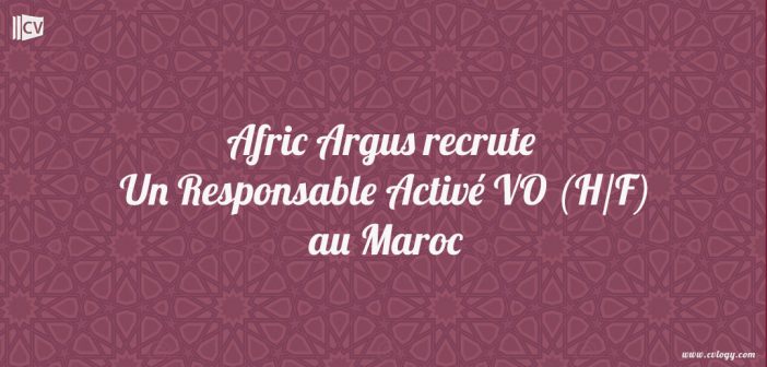 Responsable-Activé-VO-Maroc