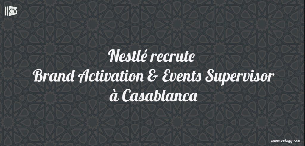 Brand Activation & Events Supervisor