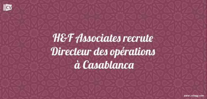 Directeur des opérations