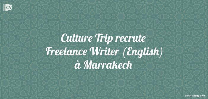 Marrakech Freelance Writer (English)