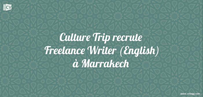 Marrakech Freelance Writer (English)