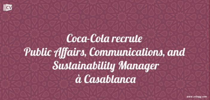 Public Affairs, Communications, and Sustainability Manager